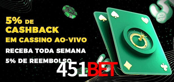 Promoções do cassino ao Vivo 451bet